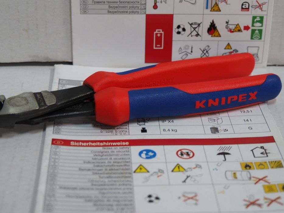 KNIPEX obcegi szczypce boczne 74.02.200 szczypce