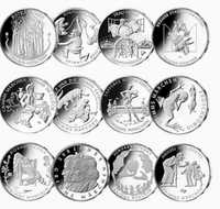 Srebrna moneta 20 euro , serie sterling silver