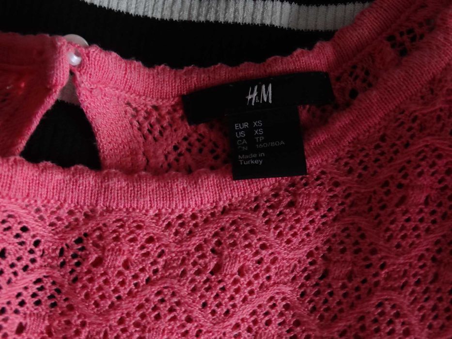 H&M_Fajna koronkowa bluzka na imprezę_R.34/36