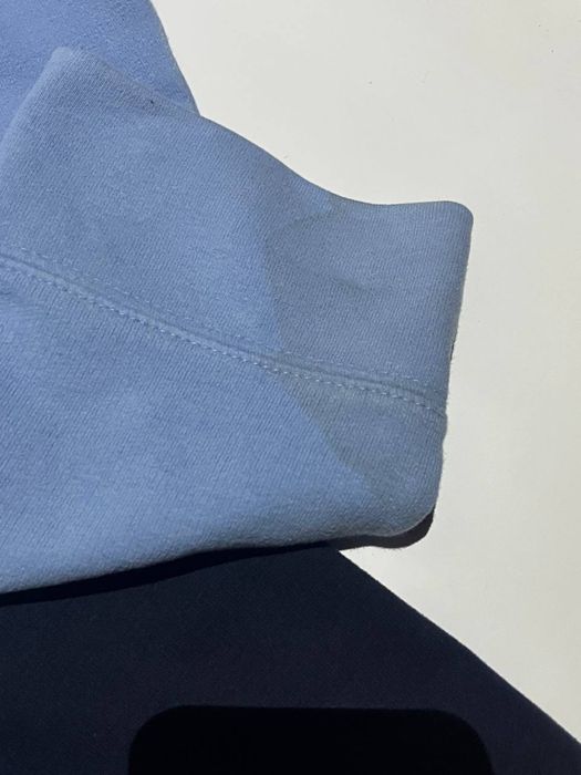 вінтажний голубий світшот nike на сірих бірках(sk8,vintage, y2k)