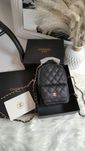 Міні рюкзак Chanel. Рюкзачок Шанель чорний