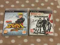 Naruto Storm Collection e Metal Gear Solid 4 ps3