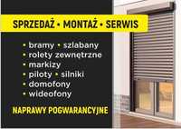 Serwis, naprawa, rolet zewnętrznych, bram garażowych wjazdowych