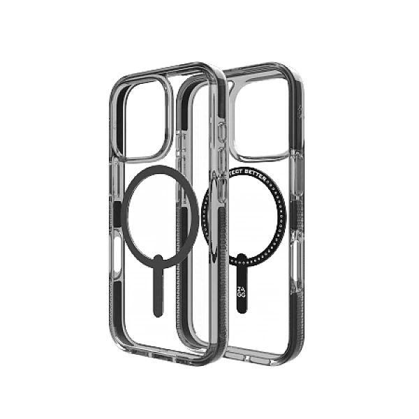 Etui ZAGG Santa Cruz Snap MagSafe na iPhone 16 Pro - czarne