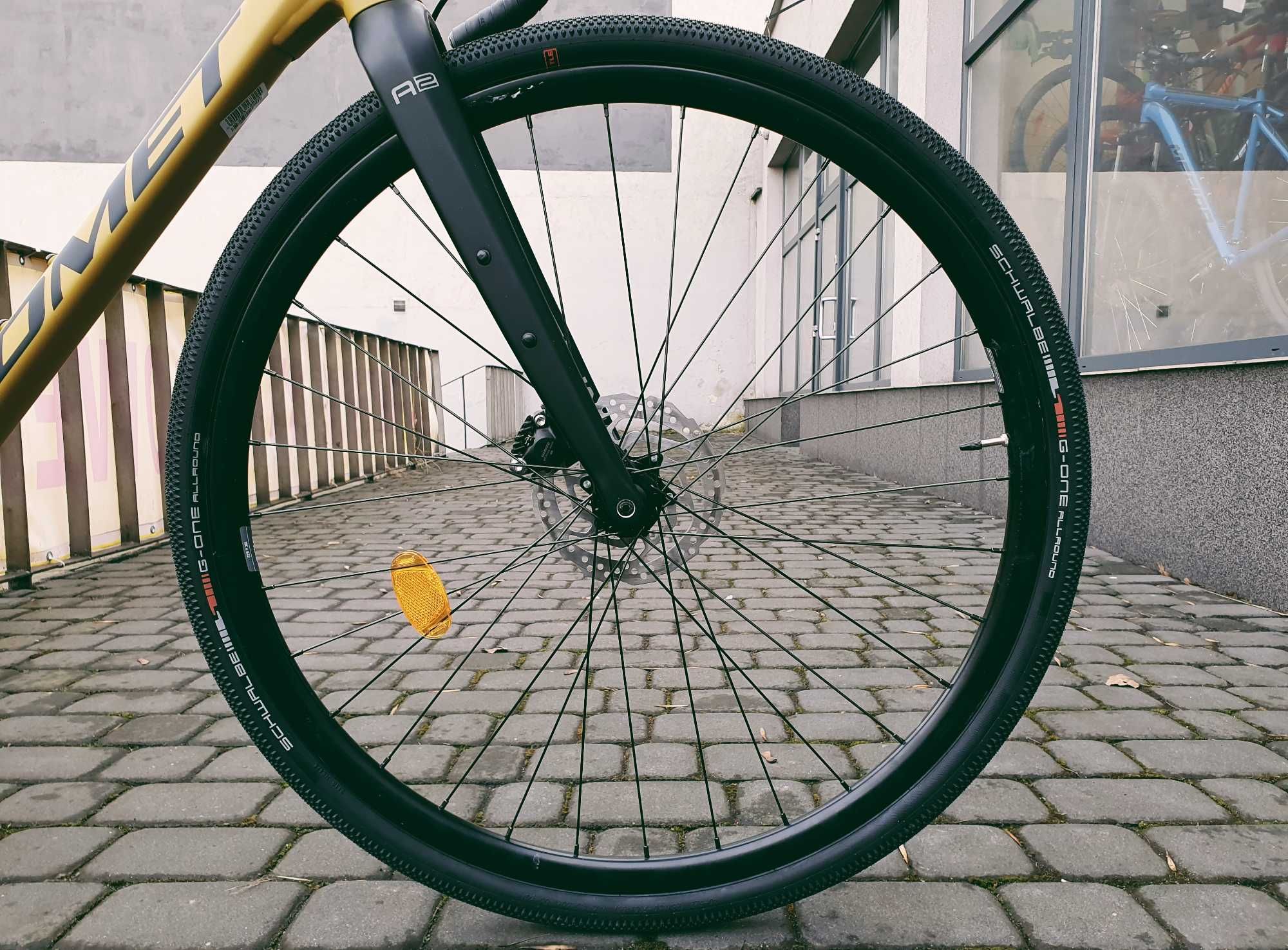 Romet Aspre 2.0, żółty, rozm. 48, 54, 56, gravel, shimano grx, 2024