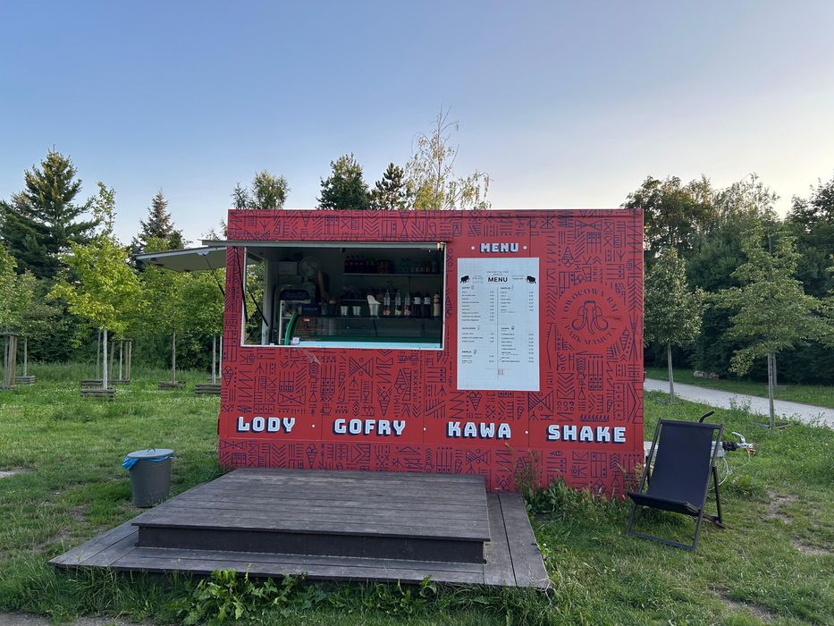 Przyczepa gastronomiczna lody/gofry