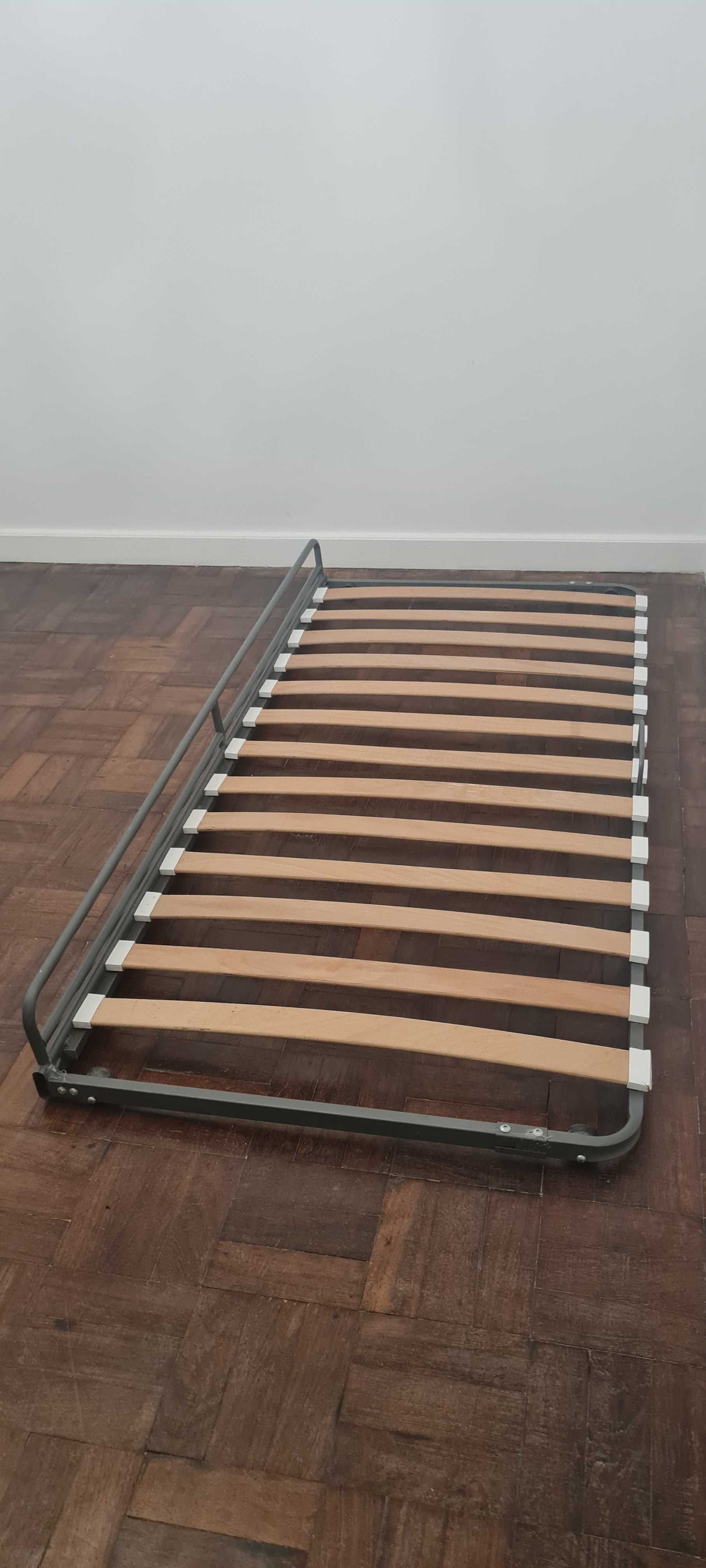 Cama extraível / gaveta SVÄRTA silver iKea