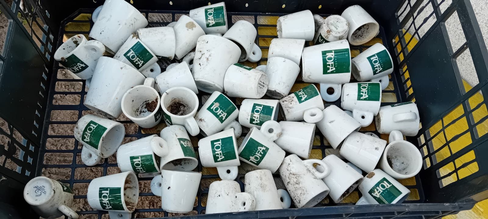 Troco chávenas de café por um tapete de entrada