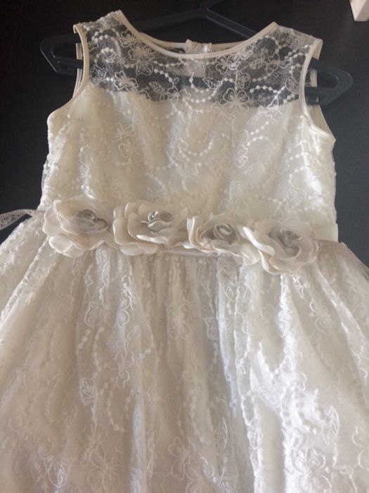 Vestido comunhão, estilo campestre