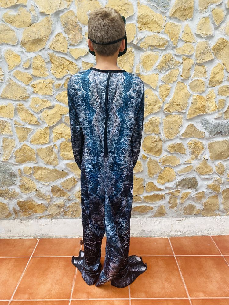 Disfarce Jurassic World Velociraptor Criança 8-10 anos
