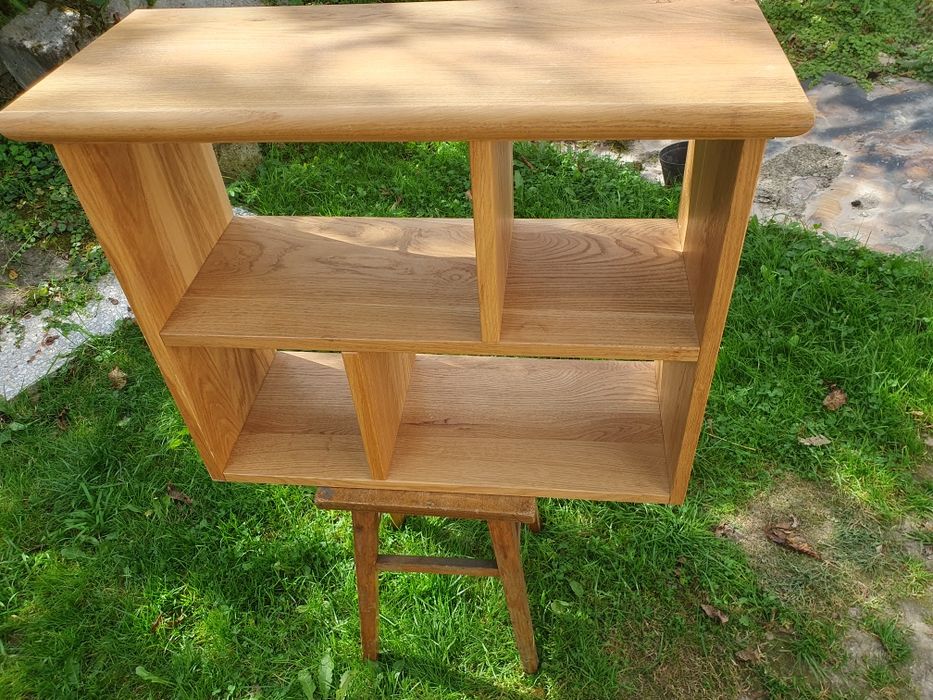 Półka dębowa półka na książki półka pokojowa dekoracja pokoju