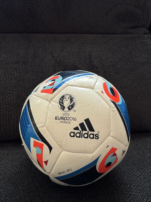 Piłka nożna Euro 2016 Adidas Beau Jeu mini AC5427 rozmiar 1