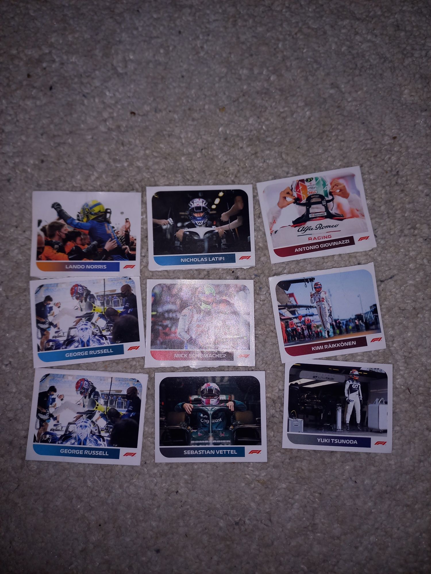 Cromos Ninjago, e cromos F1 20/21 e caderneta