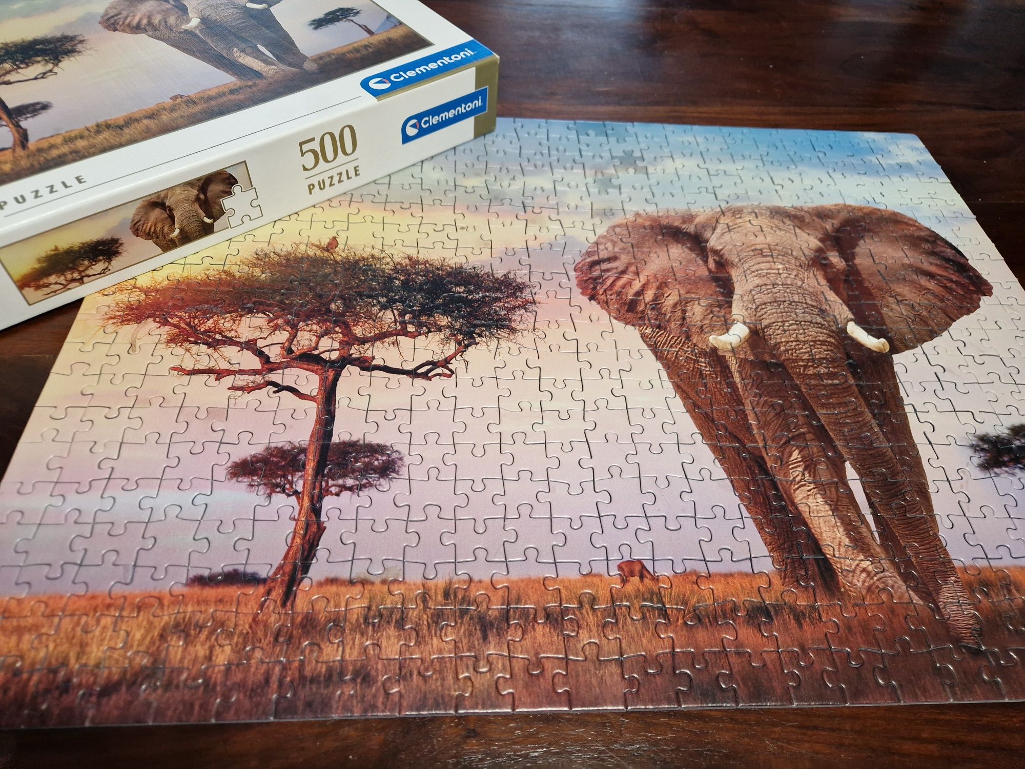 Clementoni puzzle 500 african sunset