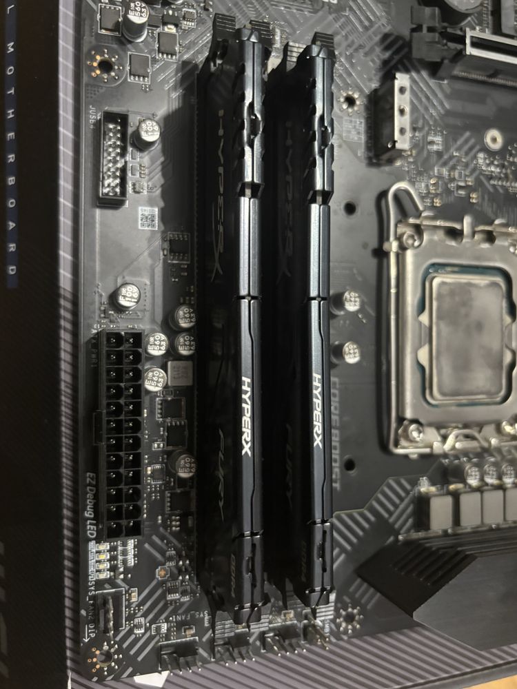 Zestaw MSI Z690P-DDR4+Intel 12600KF+ RAM 16GB DDR4 Hyperx Fury