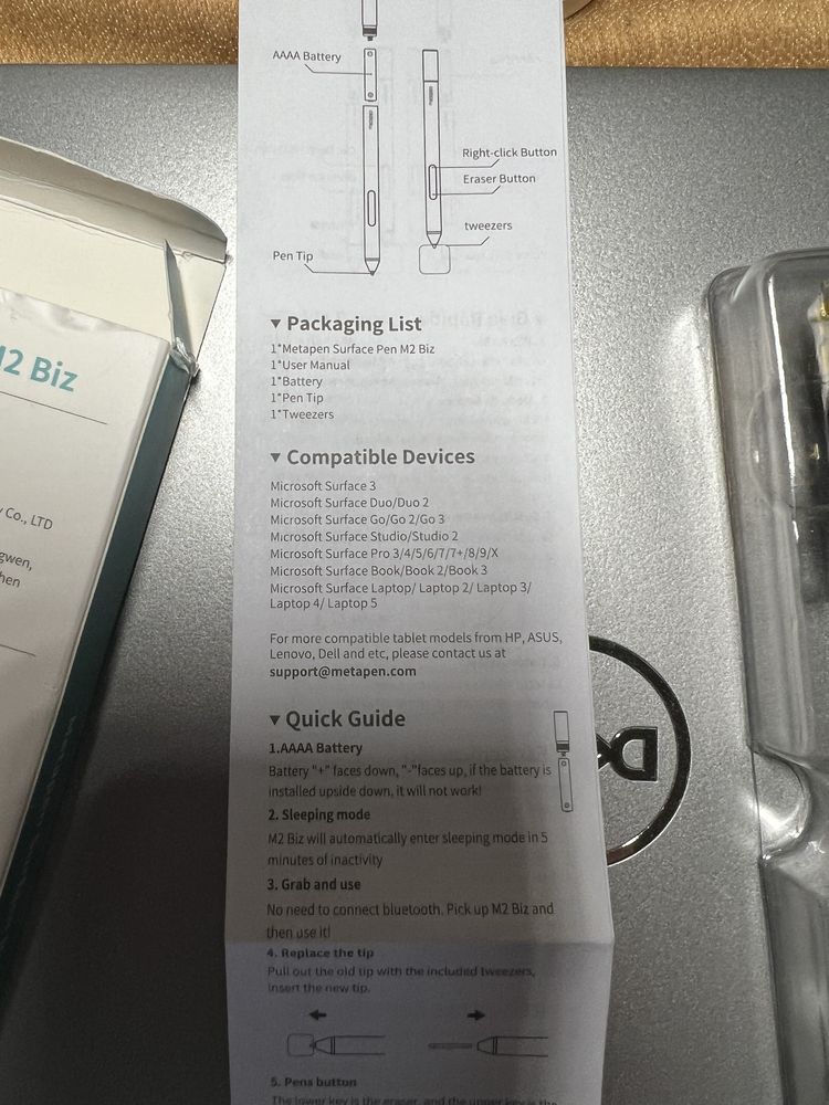 Стилус microsoft Surface Pen  M2 biz