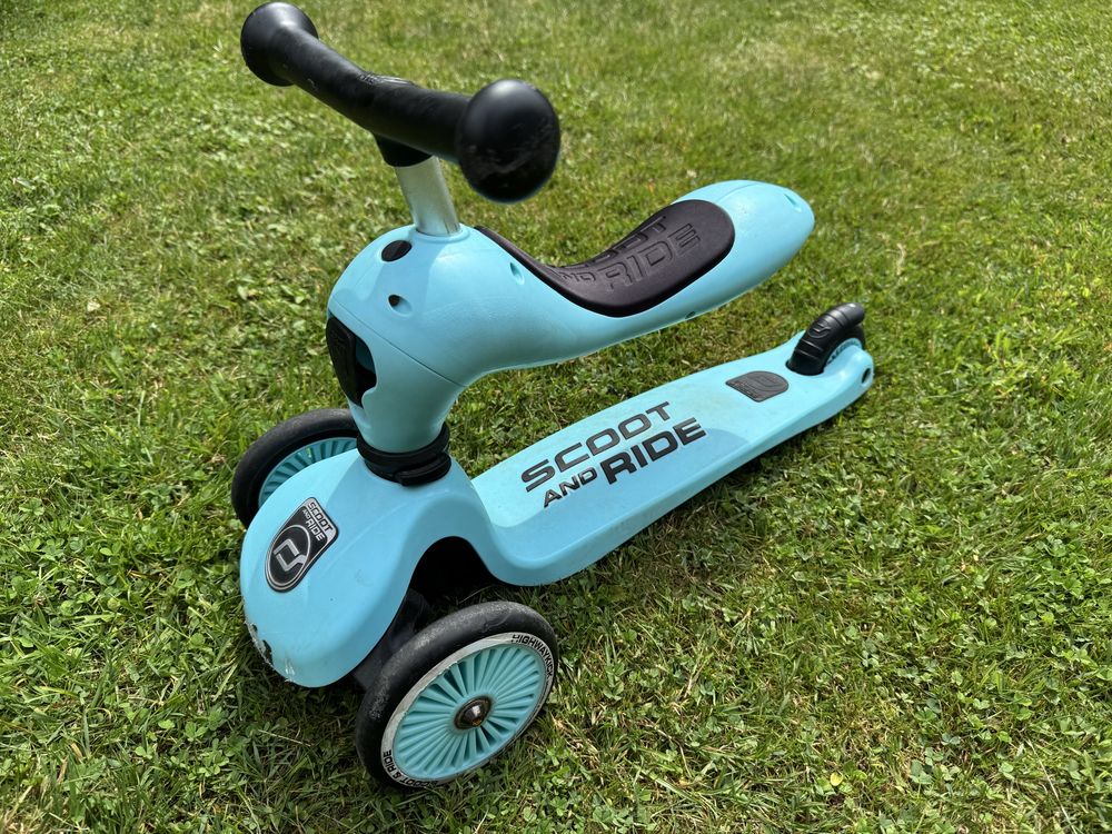 Hulajnoga 2w1 scoot and ride niebieska turkusowa