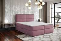 łóżko 160/200 ELIS sypialniane małżeńskie tapicerowane materac bonel