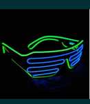 Okulary neon imprezowe świecące pakiet