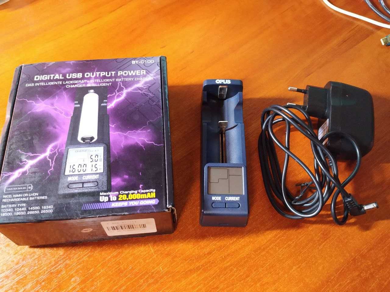 Зарядное устройство Opus BT C100 для Ni-Cd, Ni-Mh, Li-Ion и LiFePO4