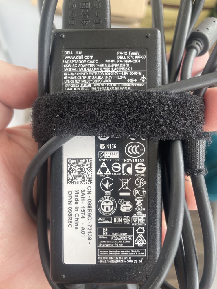 Блок питания  Dell 65W LA65NS2-01 Оригинал