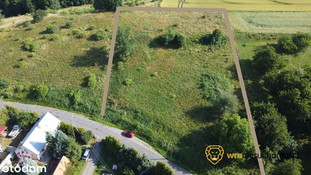 Działka budowlana blisko Góry Radunia i Ślęży