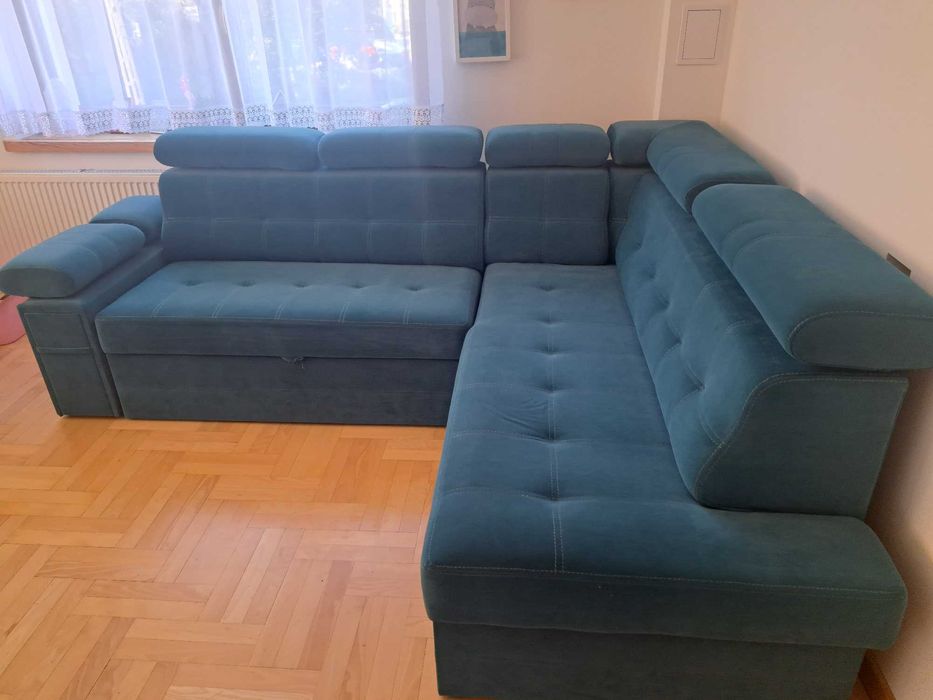 Sprzedam kanapę narożną z funkcją spania