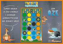 gra EKO TWISTER czysta energia OZE gra podłogowa XXL dla DZIECI