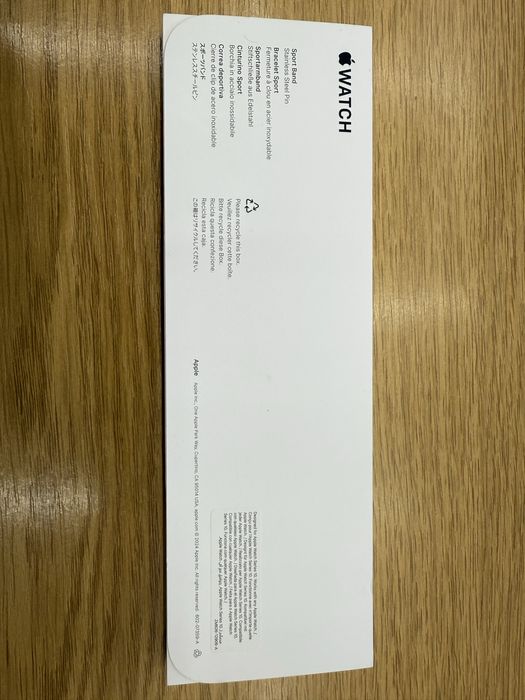Ремінець для Apple Watch Series 10 46mm Stone Gray Sport Band S/M