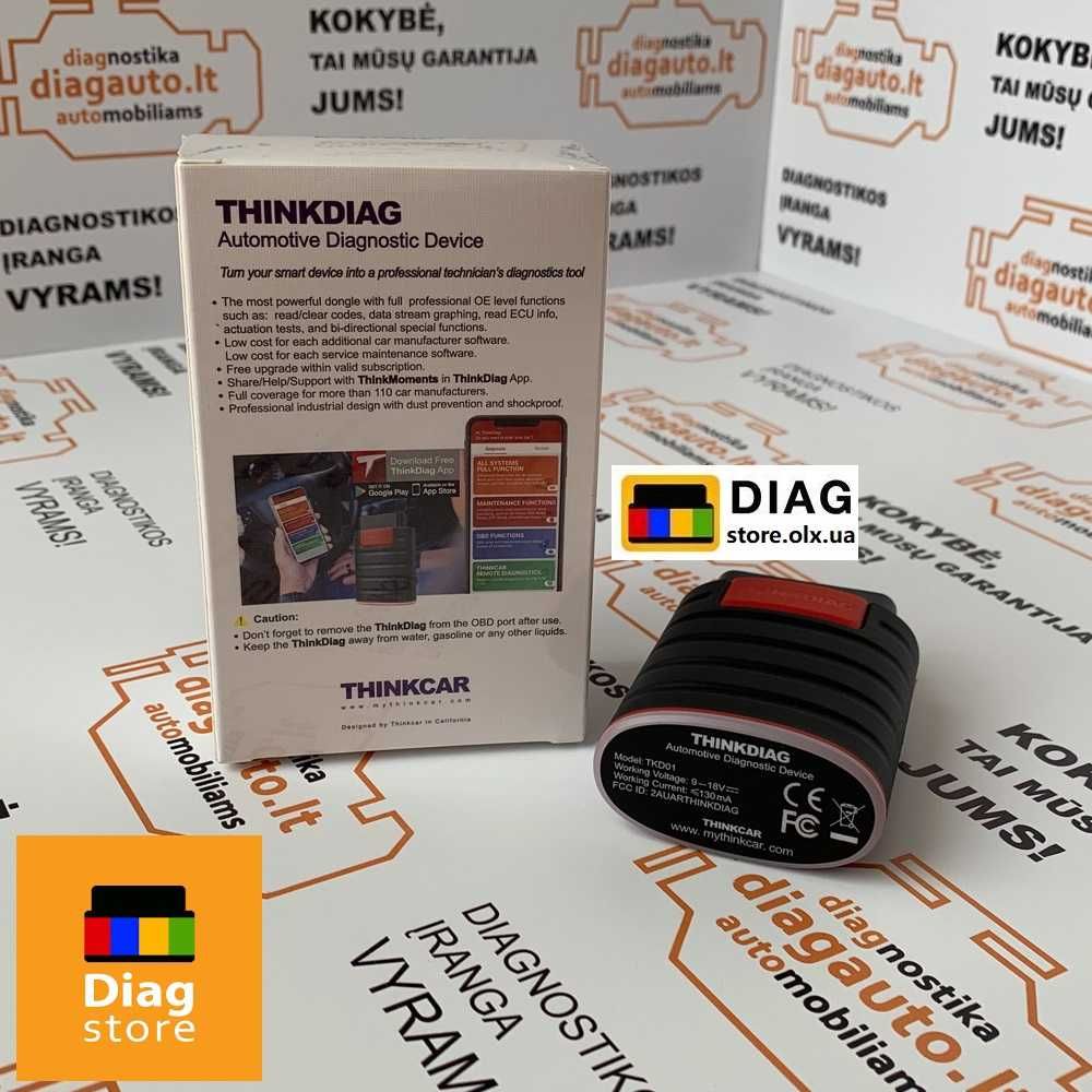 Официальный Автосканер ThinkDiag+ (EasyDiag X431)+ ВСЕ МАРКИ на 1 год!