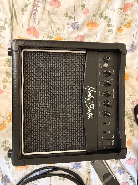 Gitara elektryczna Harley Benton ST-62BK Hot Rod bundle 1
