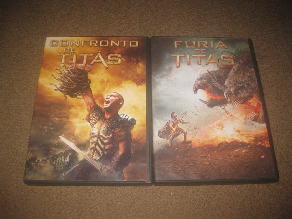 Colecção Completa em DVD "Confronto e Fúria de Titãs"