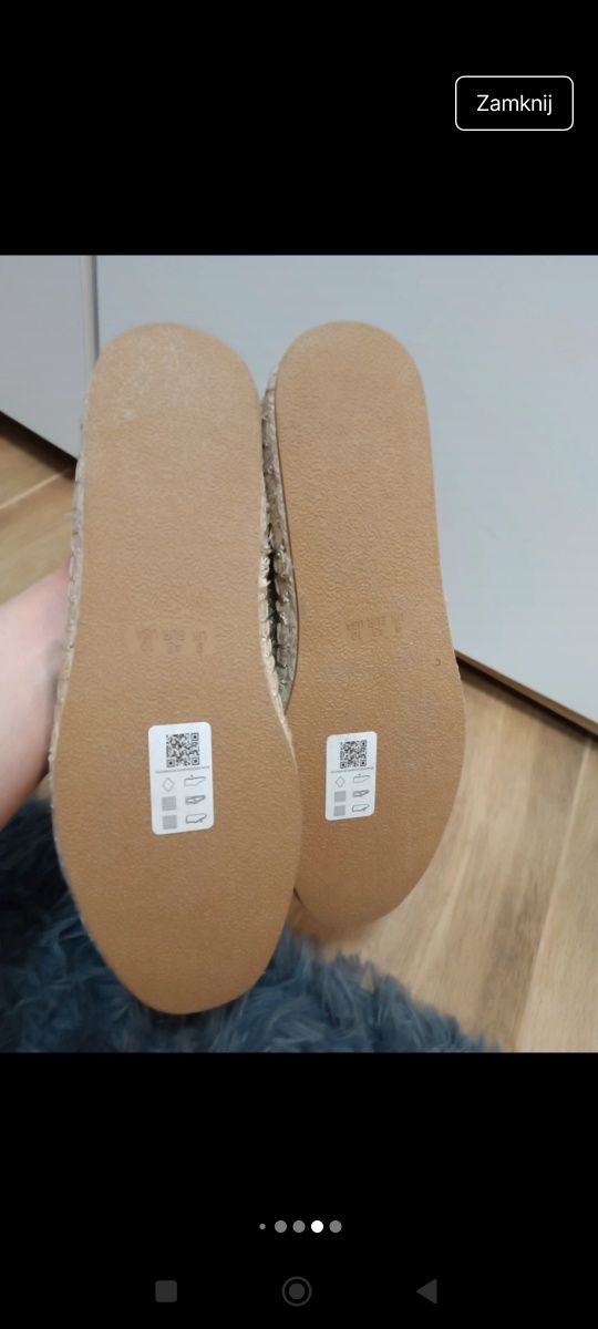 Espadryle plecione Asos