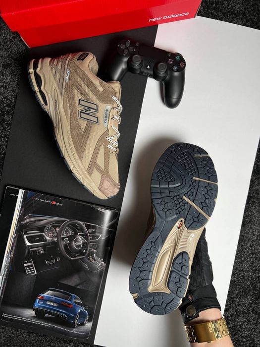 Чоловічі кросівки нью беланс на хутрі New Balance 1906R Fur Beige