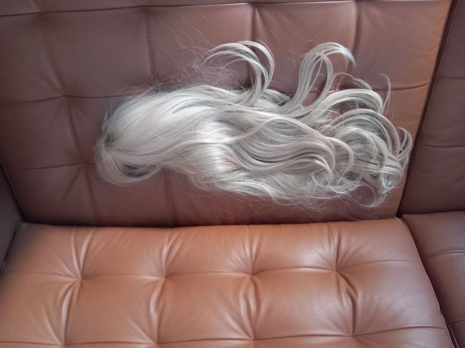 Peruka włosy długie syntetyczne blond FESHFEN damska