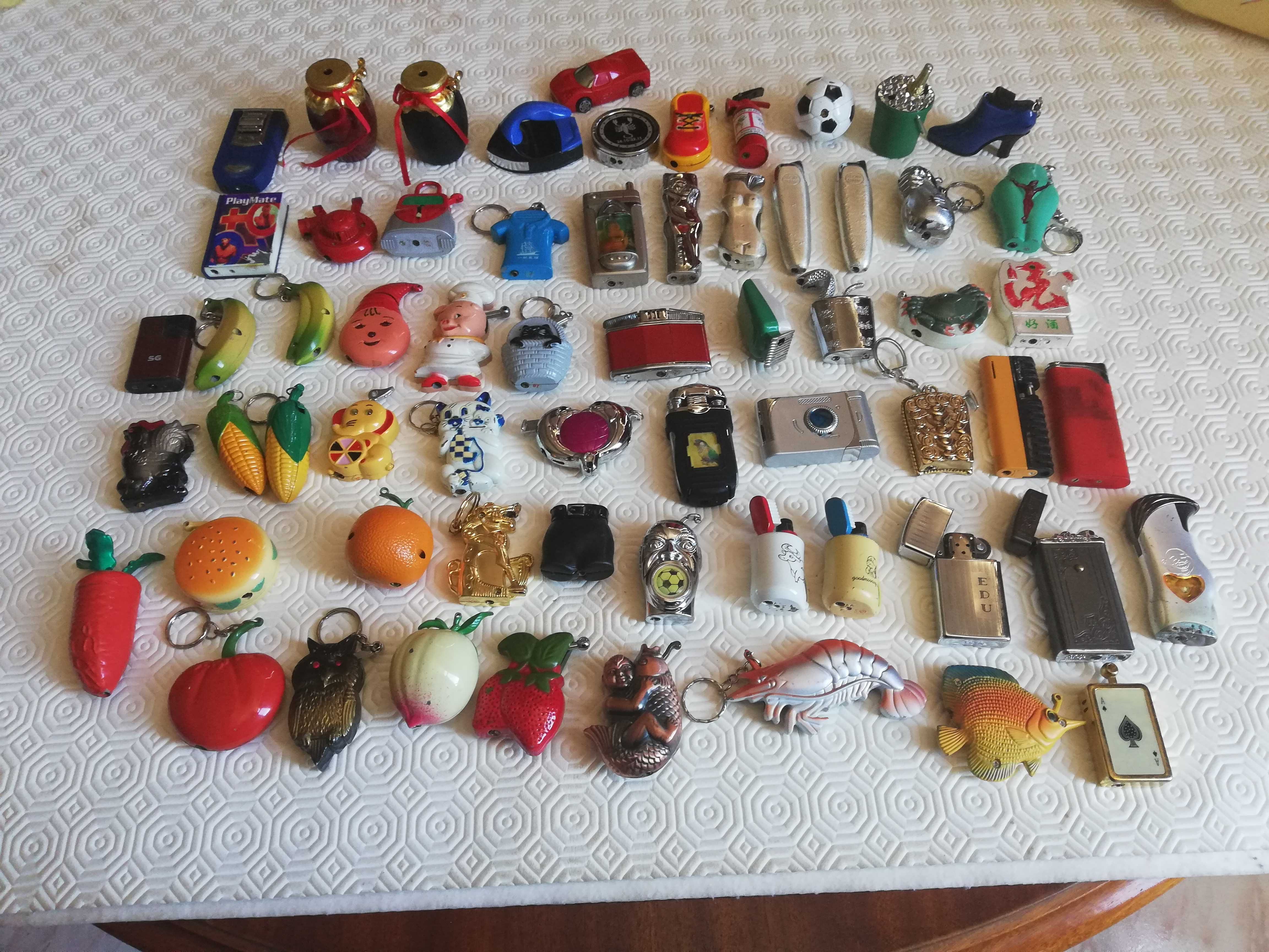 Isqueiros de coleção, vários formatos