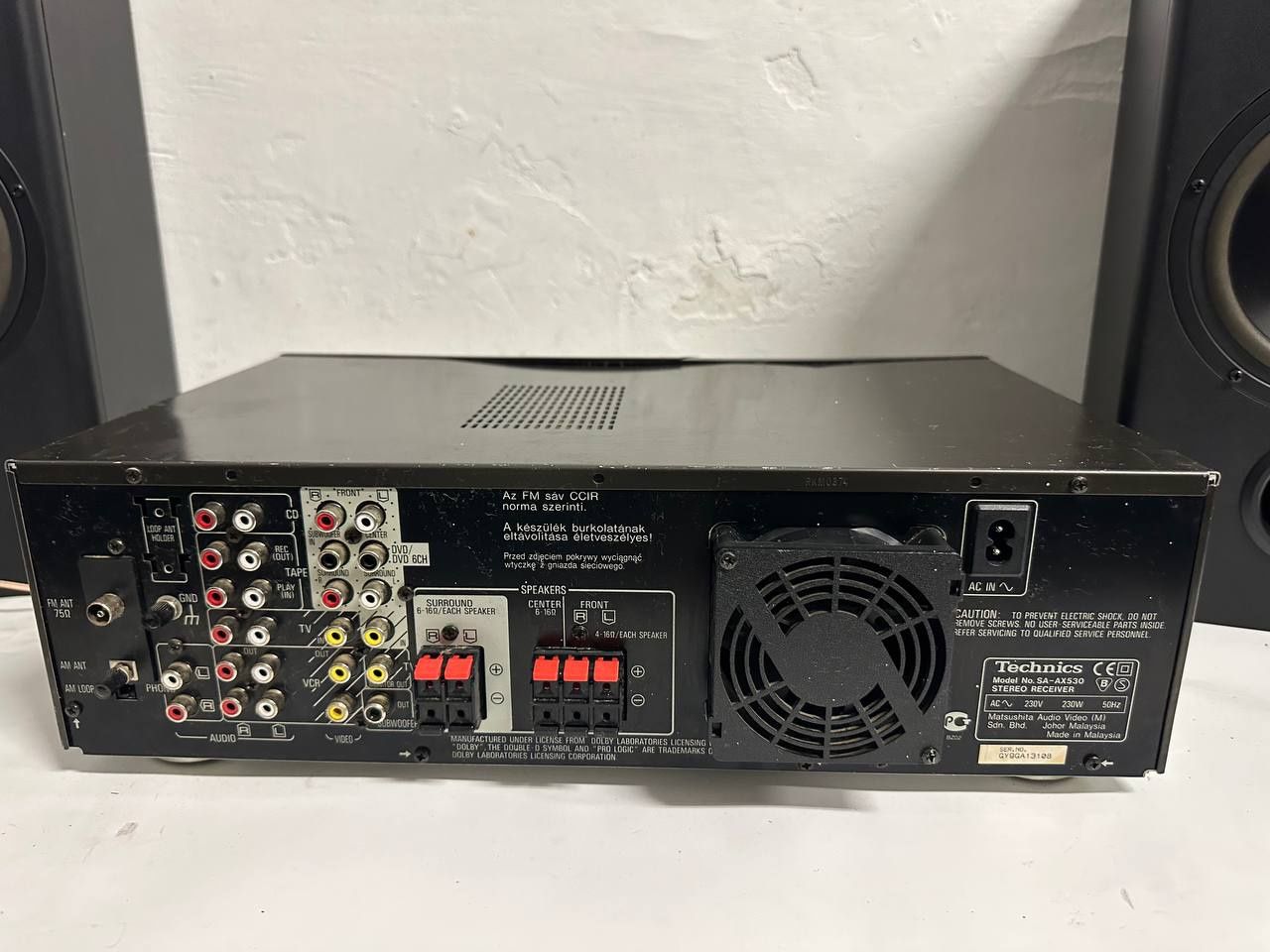 5.1 AV Amplituner Technics SA-AX530, 5*90 watt