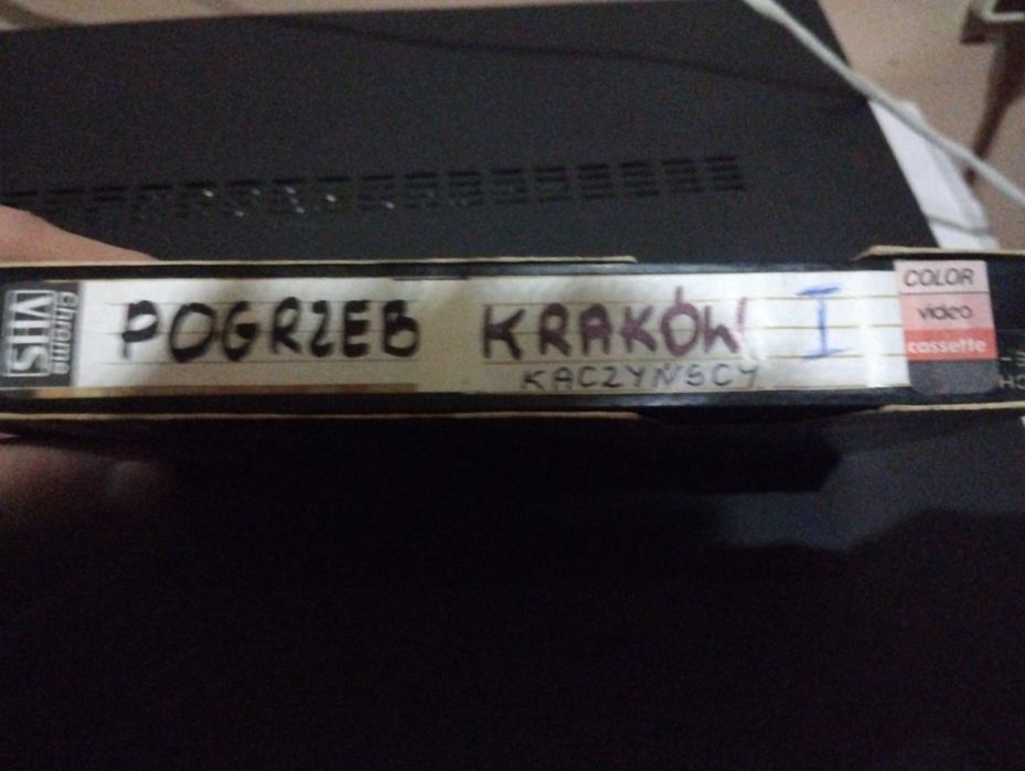 Kaseta VHS z pogrzebem Kaczyńskiego