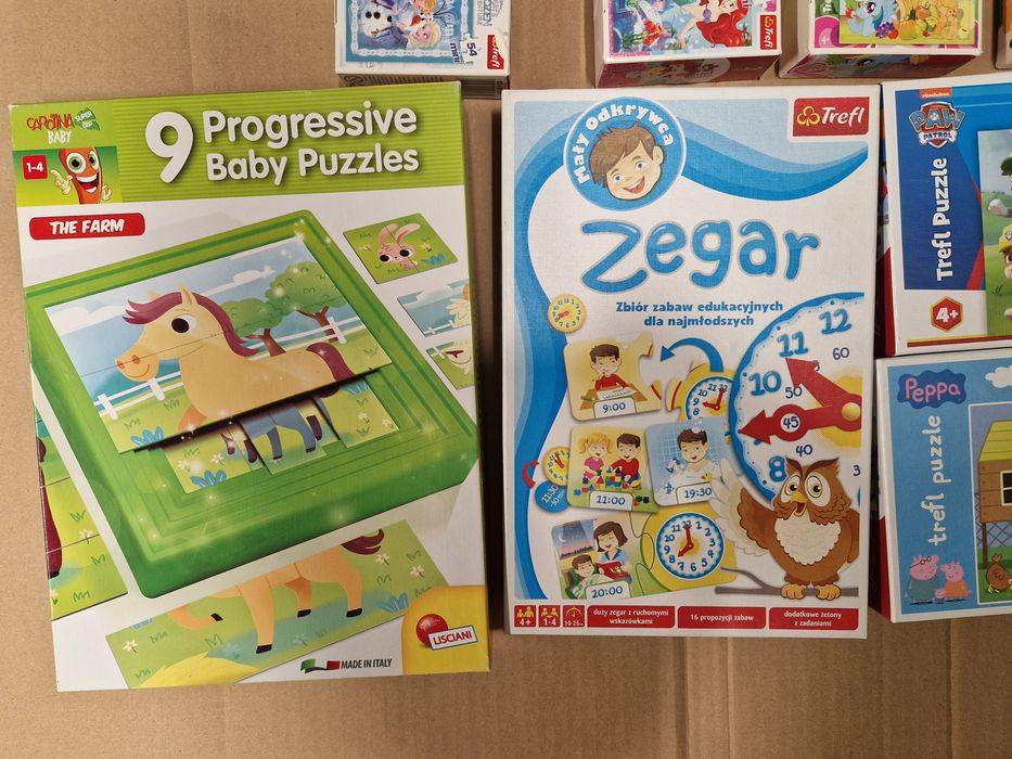 Puzzle kilka zestawów