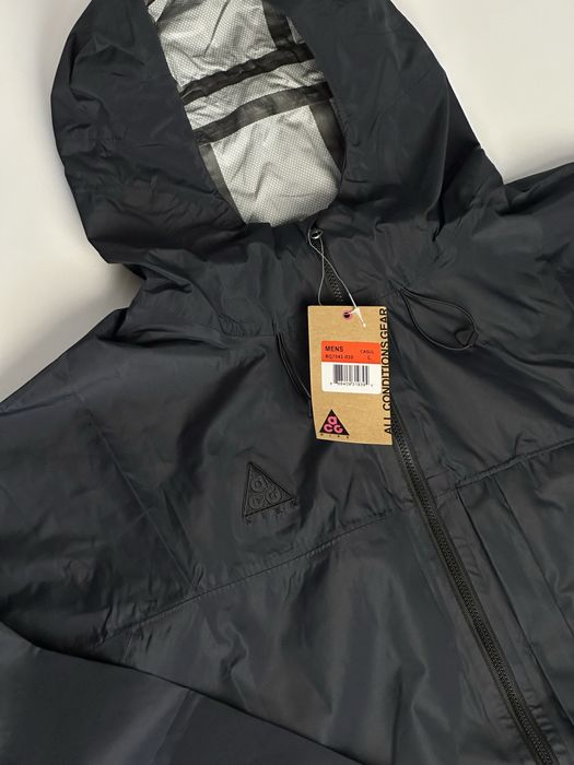 Nike ACG ветровка дождевик плащ сумка куртка курточка черная чорна Л М