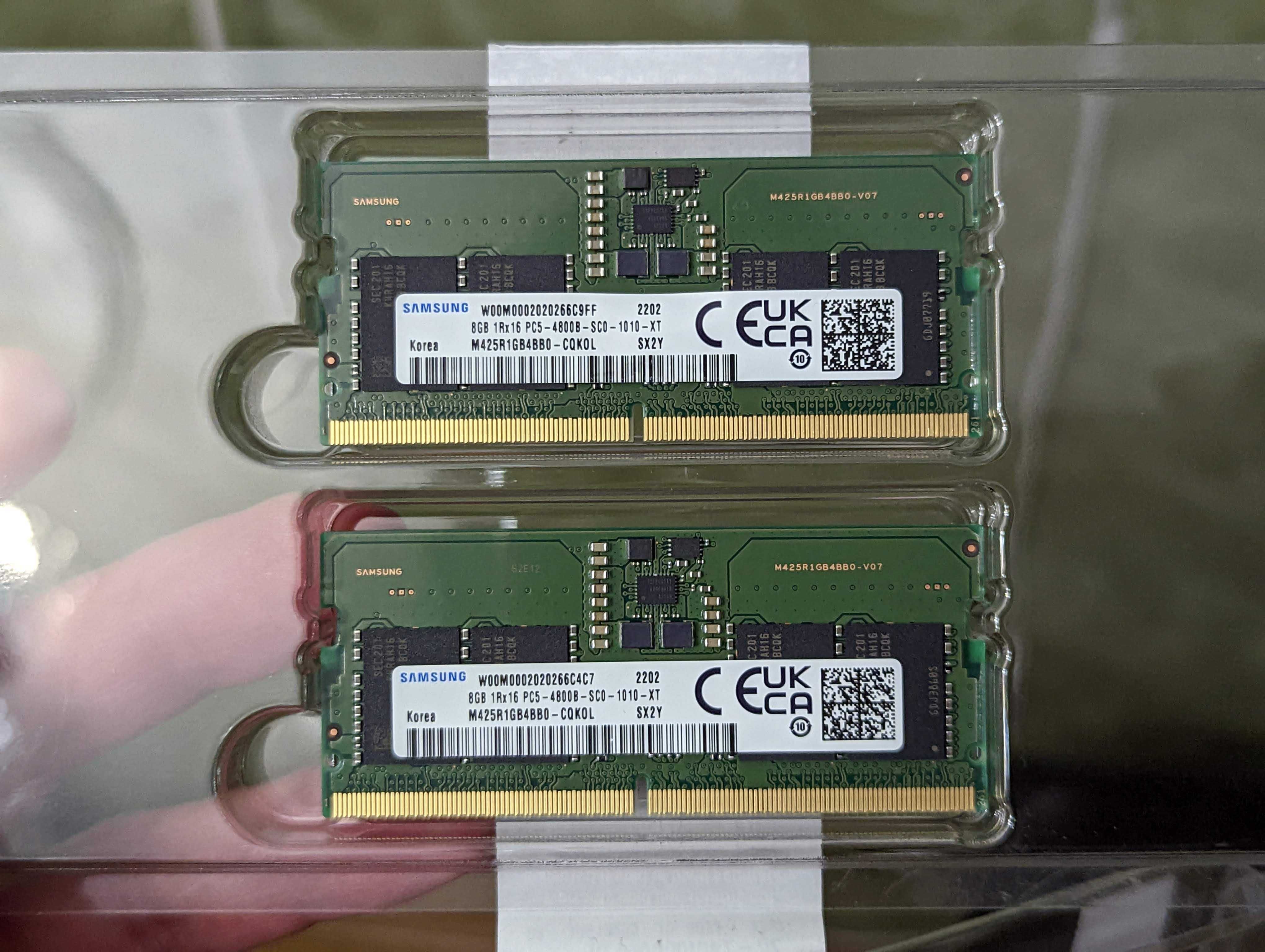 Оперативна пам'ять для ноутбуку 2*8GB DDR5 M425R1GB4BB0-CQKOL 16гб