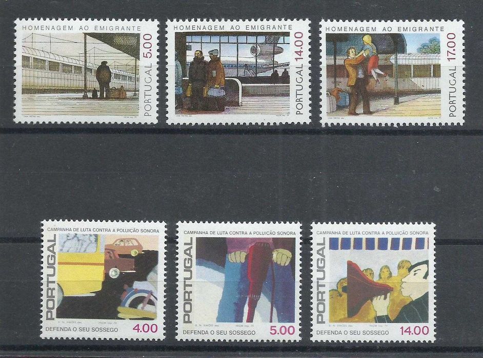 Selos portugueses – Ano completo de 1979, 37 selos como novos
