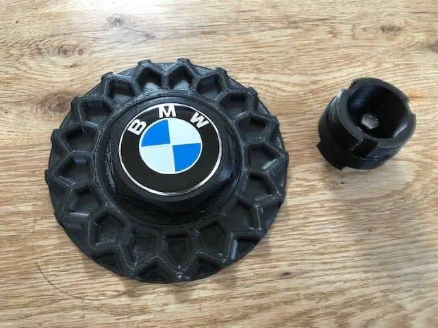 Peças BMW por impressão 3D