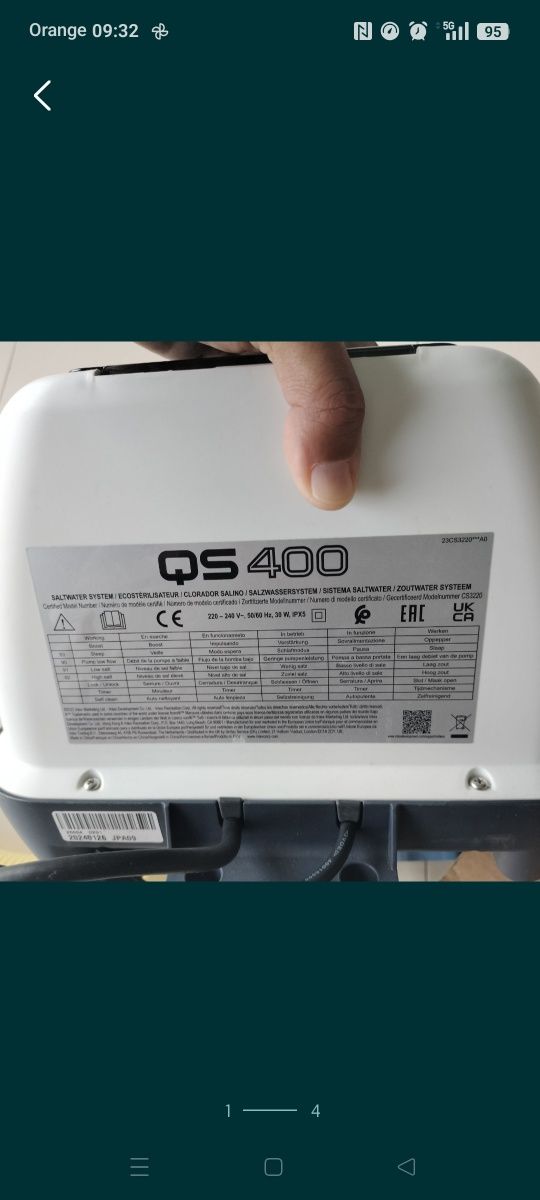 Generator chloru do basenów 4 gr/h INTEX basen woda chlor