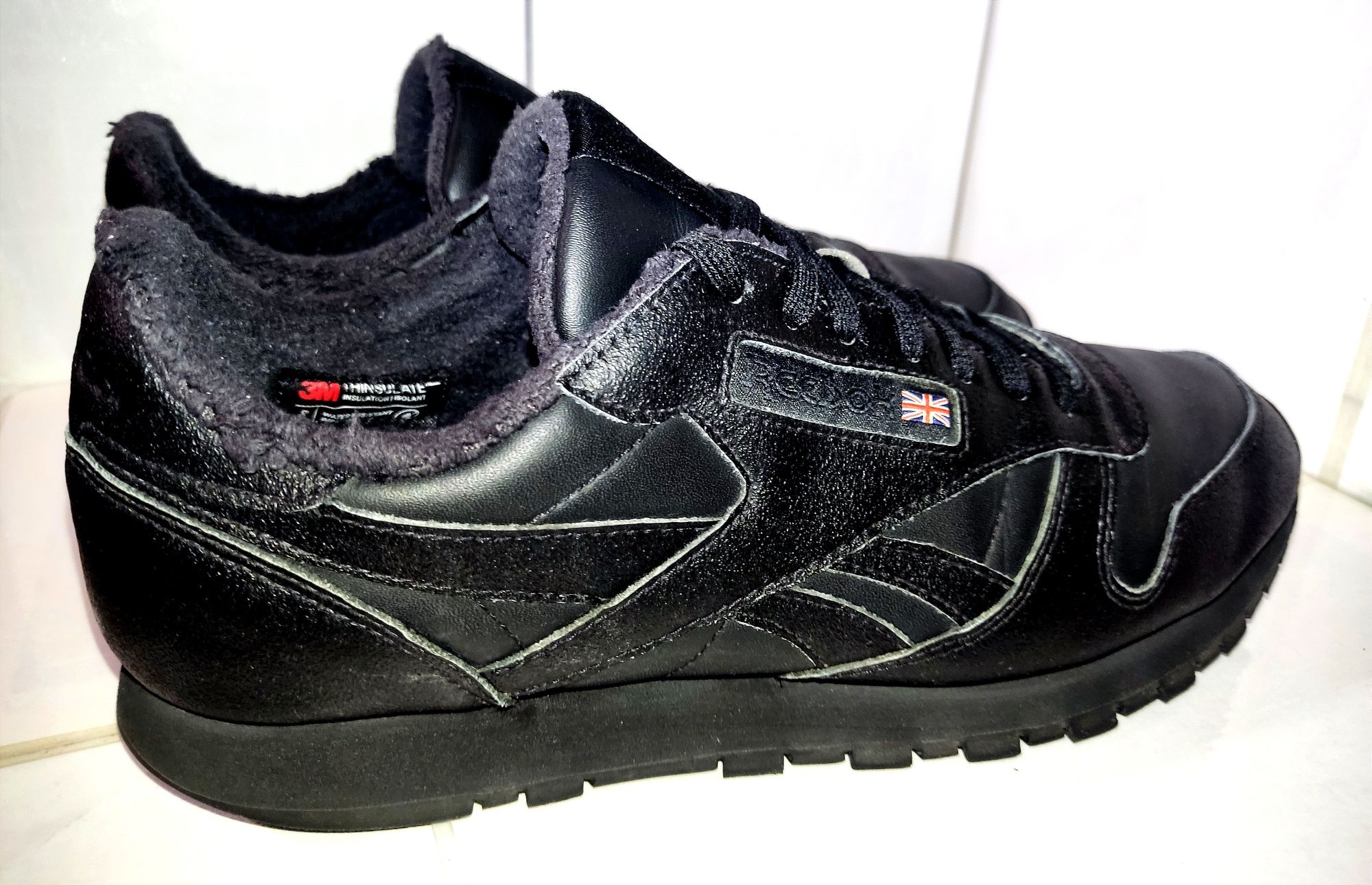 Кроссовки Reebok Classic Leather Winter MA26-7 AN Black