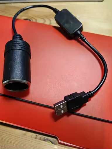 USB-адаптер, конвертер для гнезда прикуривателя 5В 2А в 12В