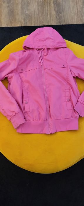 Parka rosa choque