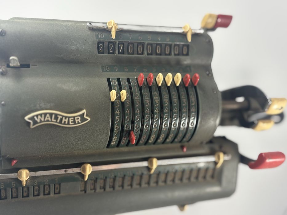 Maszyna licząca Walther – zabytkowy kalkulator mechaniczny