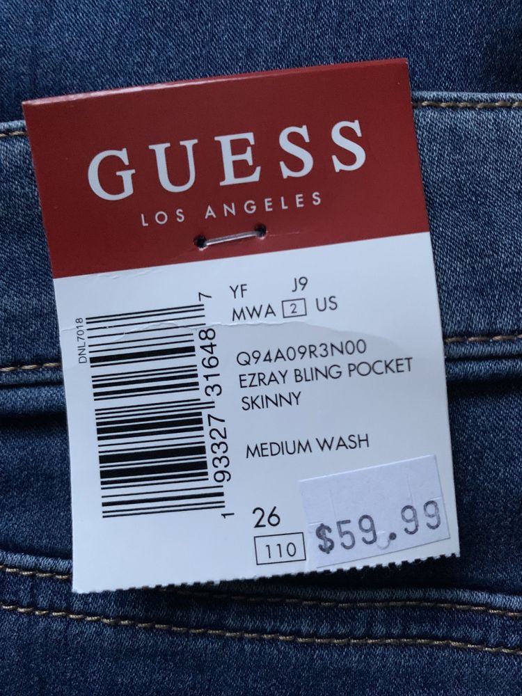 Джинсы Guess гесс