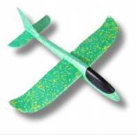 Samolot styropianowy szybowiec rzutnia duży zielony #317